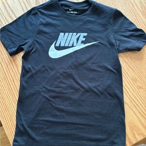 Nike Black T-Shirt with White Logo